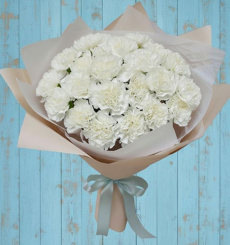 Букет цветов из: Гвоздики в Губкине