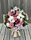 Букет цветов из: Альстромерии, Гвоздики, Розы и Хризантемы в Губкине