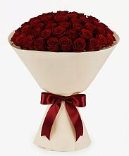 Букет 101 Бордовая роза Блэк Бакарра #REPLACE_PRED# Губкине