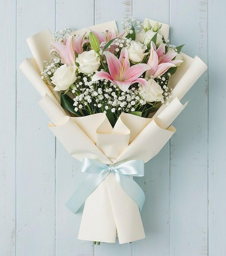 Букет цветов из: Лилии в Губкине