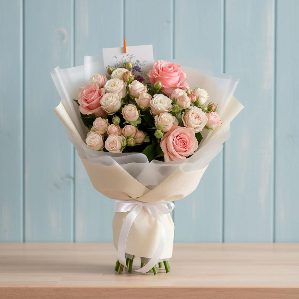 Букет цветов из: Розы в Губкине