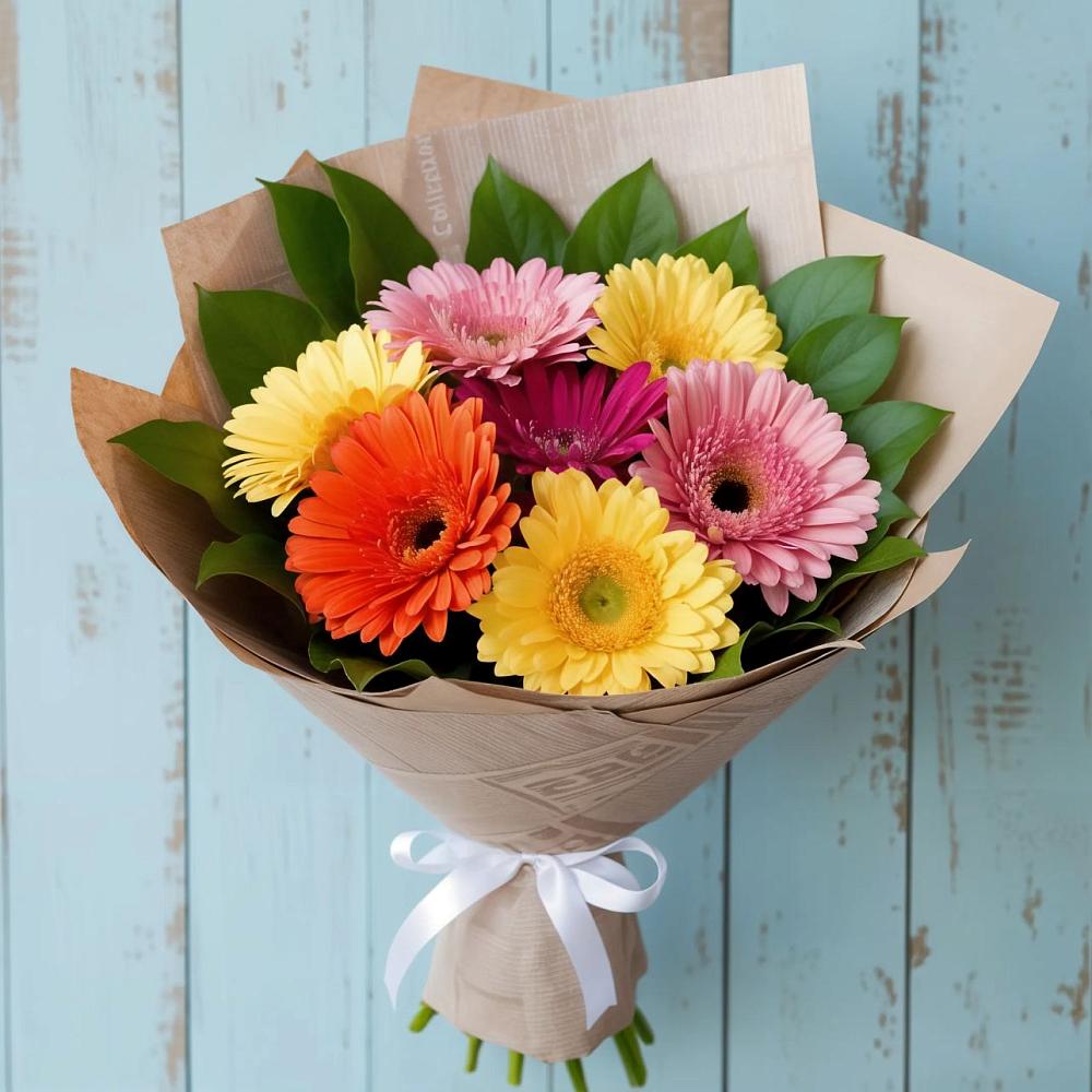 Букет цветов из: Герберы в Губкине
