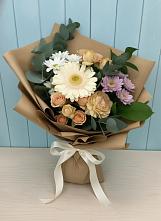 Букет цветов из:  Герберы и Хризантемы в Губкине