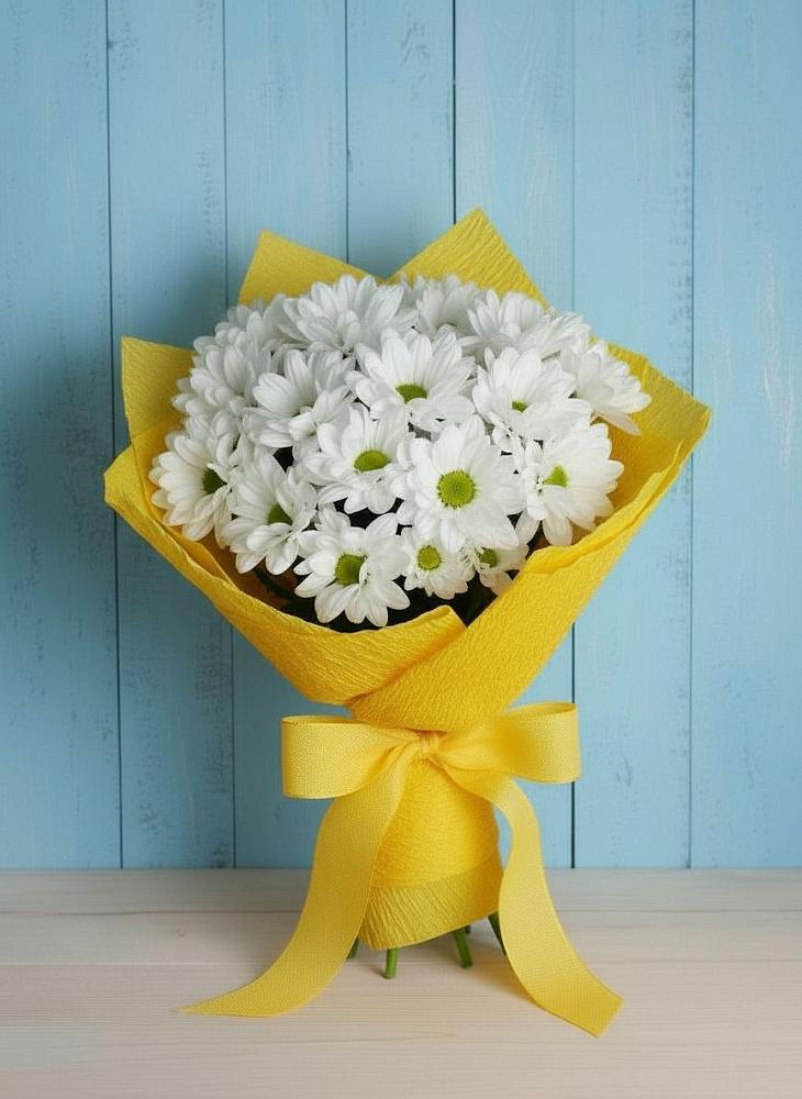 Букет цветов из: Хризантемы в Губкине