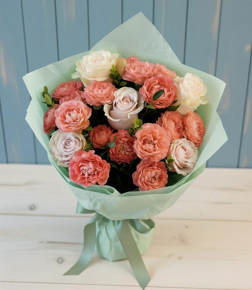 Букет цветов из: Розы в Губкине