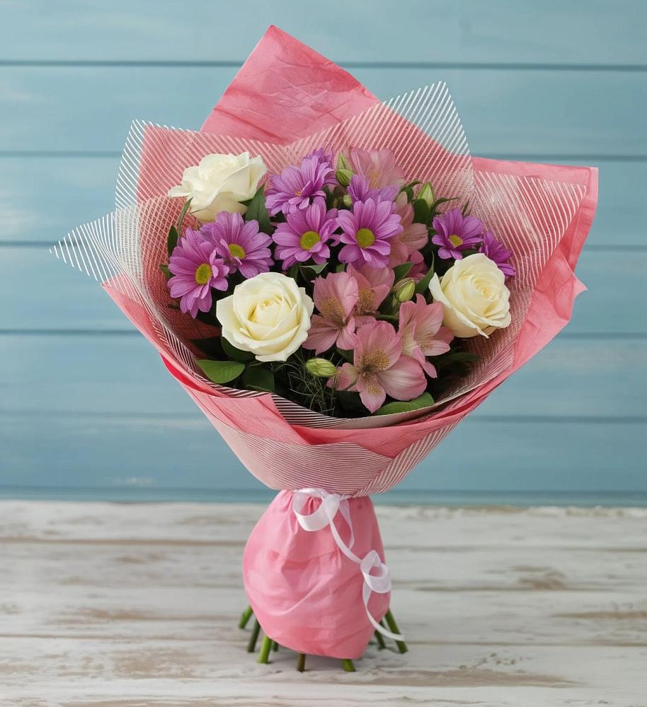 Букет цветов из: Герберы в Губкине