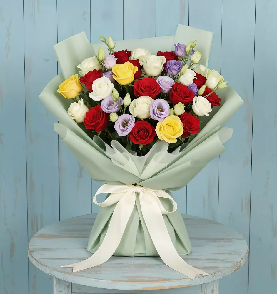 Букет цветов из: Розы в Губкине