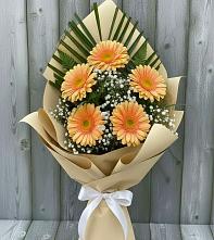 Букет цветов из:  Герберы #REPLACE_PRED# Губкине